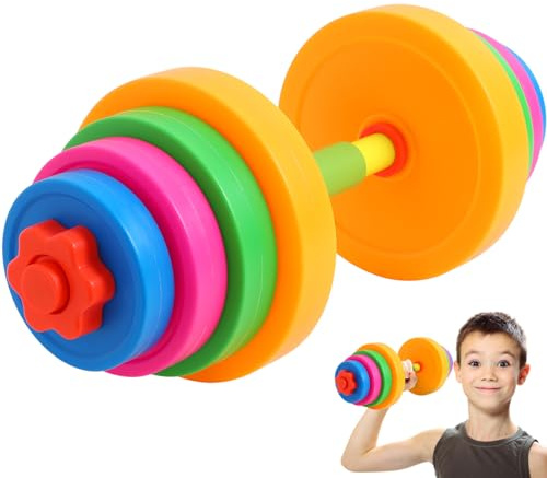 Manubri pesanti, regolabili, per bambini, per allenamento e sollevamento pesi