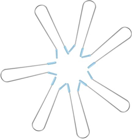 MAGICLULU 80 Pièces Boucle Titulaire fixation des rouleaux clips de tiges de perm pour cheveux naturels rouleau chauffant curly hair pince à cheveux rouleaux chauds pinces à fil métallique