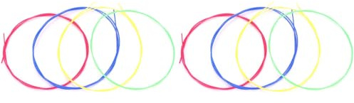 Accesorio de Repuesto de Cuerdas de Nailon Coloridas de 8 Uds para Ukelele, Bonito, Adecuado para Ukelele