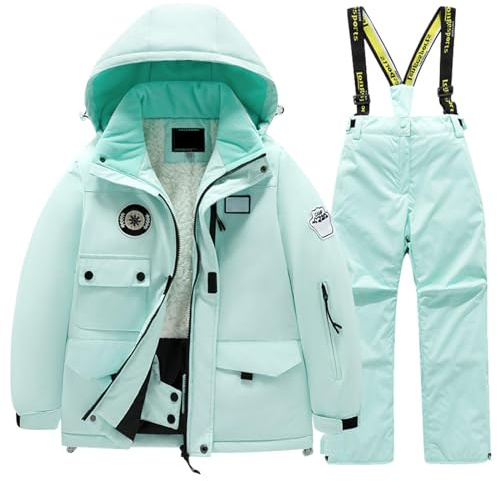Générique Bébé Combinaisons Doudoune à Capuche Une Pièce, Manteau D’ Hiver Polaire Epais Vêtements de Ski Garçon | Combinaison Ski Fille | Ours Polaire Capuche Combinaison Coeur Combi-Short