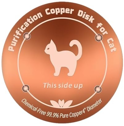 Disco de Cobre para Bebedero de Aves | Disco de Cobre Natural Reforzado de 10 Centímetros | Bebedero para Pájaros y Aves | Para Alimento De Mascotas, Aviario, Pájaros, Jardín, Hogar, Patio, Paisajismo