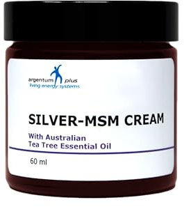 Crème Argent-MSM aux l’huile essentielle de Tea Tree - 60 ml