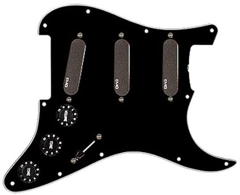 EMG Pickups »PRO SA - PICKGUARD SET - BLACK/BLACK« Pickguard/Pickup-Set für E-Gitarre | PU: SA/SA/SA | PG: Schwarz | PU: Schwarz