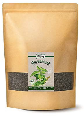 Biojoy Ortica in Polvere BIO (1 kg), Foglie di Ortica Essiccate e Macinate, Tè all'ortica (Urtica dioica)