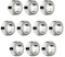 ANGEEK 10 Stück 688 ZZ Kugellager 8 mm x 16 mm x 5 mm,Vorgeschmiert,Doppeldichtung, 688ZZ Rillenkugellager