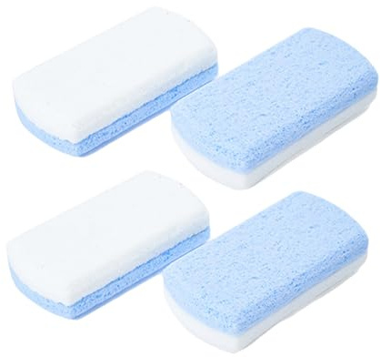 CALLARON 4 piezas Pómez para Pies Exfoliante Doble Cara Removedor Callos Durezas Ablandador Muerta Cuidado Portátil