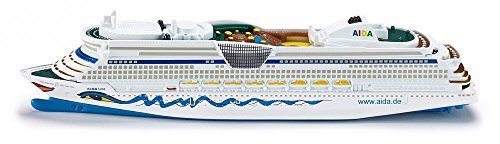 siku 1720, Kreuzfahrtschiff AIDAluna, 1:1400, Metall/Kunststoff, AIDA-Optik, Nicht schwimmfähig, Weiß