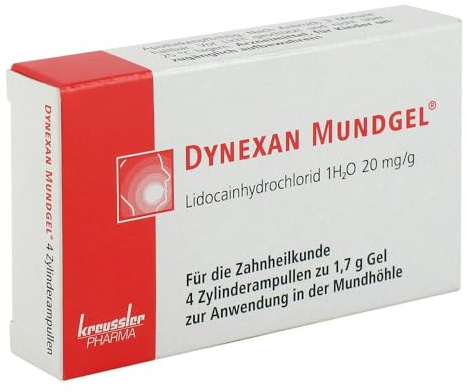 DYNEXAN Mundgel Zylinderampullen 4X1.7 g