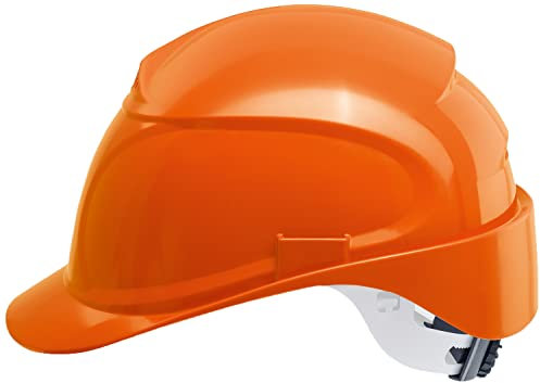 Casque de Protection uvex airwing B-WR | Casque de Sécurité Leger | Casque de Travail Chantier avec Encoches Latérales Euroslot Permettant de Fixer Les Coquilles Anti-Bruit ou Les Visières