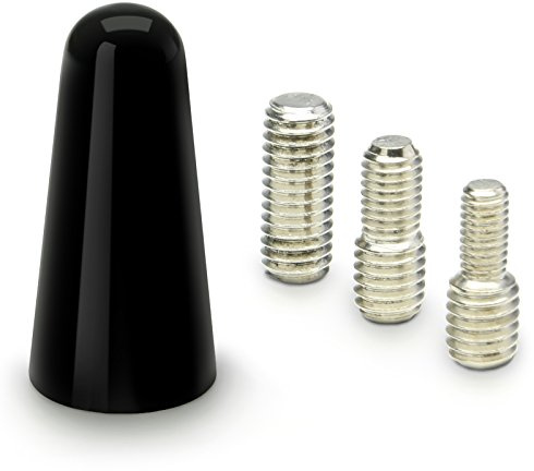 Adapter-Universe kort stav, takantenn, bilantenn, adapter 16 V, 3 cm, GSM GPS AM/FM, stavantenn, ersättningsantenn, bil kompatibel med Hyundai, svart antennadapter