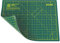 ANSIO Bastel-Schneidematte, selbstheilend, A4, doppelseitig, 5 Schichten – Quilten, Nähen, Sammelalben, Stoffe und Papierarbeiten – Imperial/Metrisch 11 Zoll x 8 Zoll / 29 cm x 21 cm – Grün/Grün