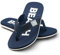 Ultrapower Flip-On Zehentrenner | Flip Flops | Badelatschen | Strandschuhe | Duschlatschen | Zehenstegpantolette | Freizeit | Bad | Sauna Schuhe | Sandalen | ZT1, | :D.Blau/Weiß, Größe:43 / UK 9