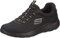 Skechers Herren Summits Sneaker, Black Mesh Trim, 39.5 EU