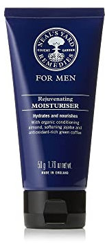 Neal’s Yard Remedies Men Rejuvenating Moisturiser, Hydrating Face Moisturiser, With Almond & Green Coffee, Vegan & Cruelty-Free, 50g