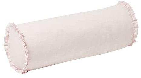 Hoppekids Winter Wonderland rundes Kissen mit Rüschen, Rosa