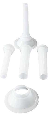 Tube de Saucisse en Plastique Set d'Entonnoirs à Saucisses 3 pièces pour hachoir à viande manuel ou électrique (22#)