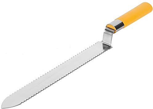 Alvinlite Imkerei-Werkzeuge, Edelstahl, Gezahntes Honigschabermesser, Entdeckelungsmesser, Imker-Werkzeuge, 41,5 X 4 X 4 cm, Imkereibedarf