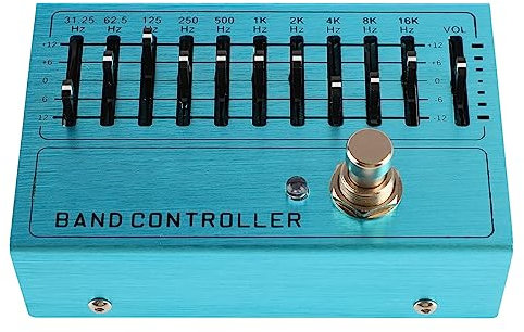 Akustikgitarrenverstärker, Bassvorverstärker 10-Band-EQ Unabhängige Ausgangslautstärkeanpassung Verstärker Gitarrentonvorverstärker Akustikgitarren-Tonabnehmer für Akustikgitarre