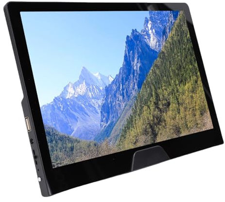 Pyhodi Monitor Portátil de 11.6 Pulgadas, Pantalla Táctil de 2.5k FHD, una Segunda Pantalla de 120Hz, Pantalla Externa Ultrafina con Soporte, Cubierta Inteligente de Juegos HDR IPS,
