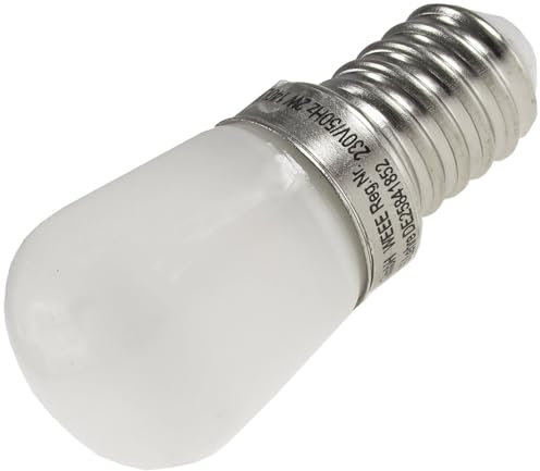 ChiliTec LED Kühlschranklampe E14 2W Ersatz für 15W Halogenlampe 190 lm 23 x 51 mm Klein Passend für Nähmaschine Dunstabzugshaube Warmweiß