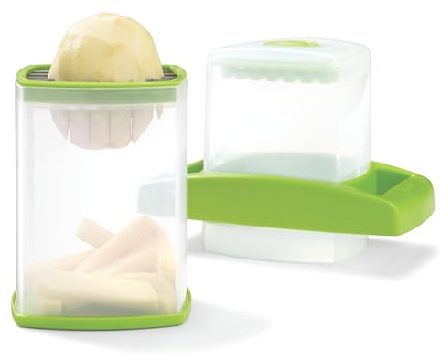 Starfrit Easy Fries Fry Cutter - Perfect Homemade French Fries, Handles for Leverage, Large Cutting Surface, Nonskid Base for Stability