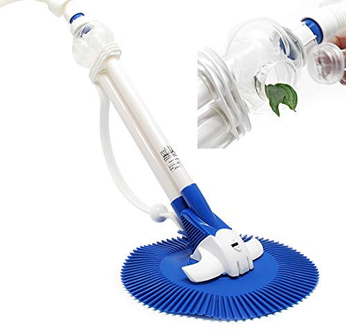 Wiltec Pulitore automatico per piscine incl.12 tubi Aspiratore per pulizia fondo piscina