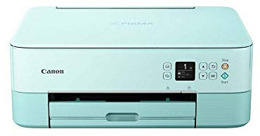 Canon PIXMA TS5353 Drucker Farbtintenstrahl Multifunktionsgerät DIN A4 (Scanner, Kopierer, OLED, 4.800 x 1.200 dpi, USB, WLAN, Duplexdruck, 2 Papierzuführungen), mint