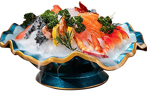 AIZYR Vassoio da Portata per Sushi Sashimi per Feste di Stoviglie - Piatto da Esposizione per Sushi in Stile Giapponese per Ristoranti Self-Service per Feste in Casa