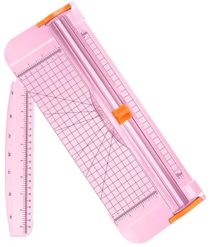 Flintronic Taglierina per Carta A4, Taglierina con Sistema di Sicurezza Automatico, per Tagliare Carta, Foto, Carta Artigianale e Etichette, Nero-38cm