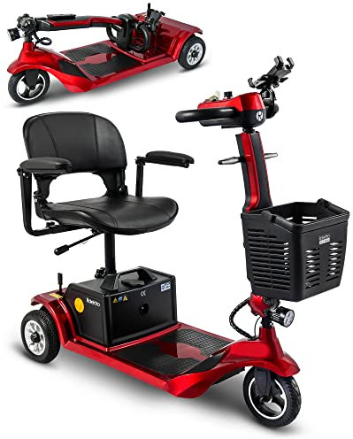 Rolektro E-Trike 6 Seniorenmobil 3-rad Elektromobil klappbar - Seniorenfahrzeug 6 km/h ohne Führerschein - 115x50cm Krankenfahrstuhl elektrisch - Elektro-Dreirad für Erwachsene faltbar