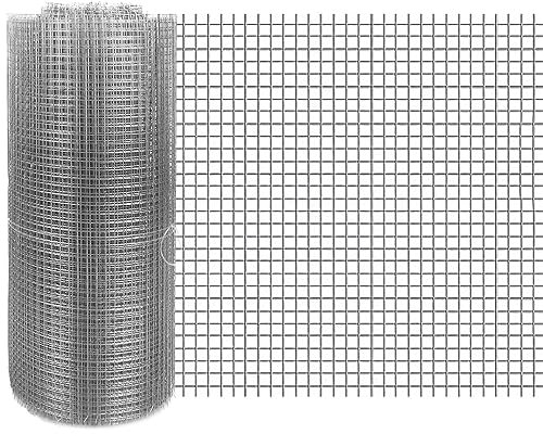 GOYADA Wire Mesh 30cm x 6m, Rat Mesh Rodent Proofing for Garden and Home, Stainless Steel Wire Mesh Roll, 6mm Aperture Wire Mesh Panel to Block Rats, Mice, Squirrels and Birds Access Internal