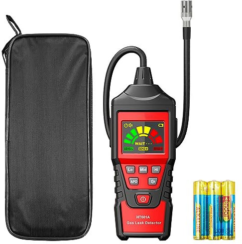 CENPEK Rilevatore di Fughe di Gas Rilevatore di Gas Naturale con Rilevatore di Gas Portatile A Collo di Cigno per Individuare Fonti di Fughe di Gas Combustibili Come Il Metano