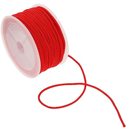 NUOBESTY 1 Rolle Armband Geflochtenes Seil Jalousienschnur Ersetzen Makramee-Schnur Armbandschnüre Selber Machen Jalousien Zugseil Jalousieschnur Jalousienseil Nylon Kabel Halskette