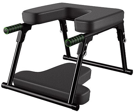 Inversionsbord och huvudstativsbänk – vikbar multifunktionell hempassform och yogastol för övningshuvudstativ, axelstativ, styrketräning