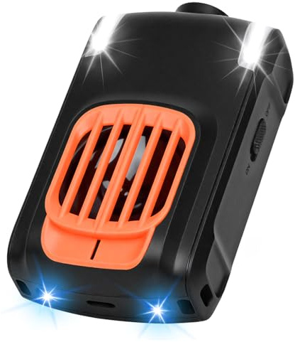 Glovios Ahuyentador de Animales para Coche Repelente de Roedores para El Vehículo con Ultrasonido y Luz Intermitente, Ahuyentador de Martas para Coche de 12 V, o USB