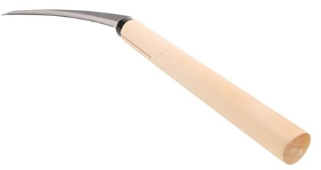 Toddmomy Hoz de Pesca Multifuncional Cortador de malezas Hoz escardador de jardín deshierbador de jardín en casa deshierbador Herramienta para Quitar el Pasto Beige