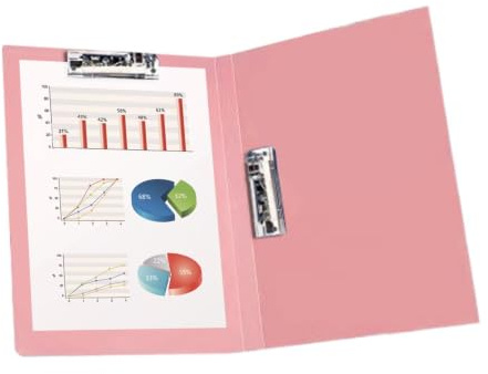 Hålfri klämmapp pärm för bokstavsformat 21,6 x 27,9 cm, rymmer 150 | Ringfritt dokumentfack för hem hemmakontor kontor skola skoltillbehör dokument arkivskåp anslagstavla lärare