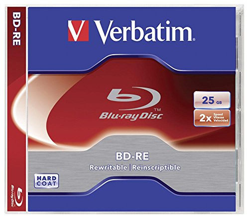 Verbatim Blu Ray BD-RE Single-Layer 25GB 1er Jewel Case Rohling