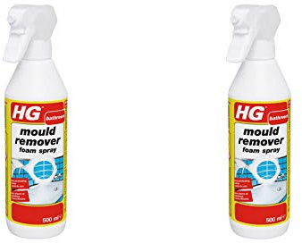 Mould Remover HG Bathroom Foam Spray 500ml (2 Bottles)