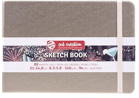 Talens Art Creation Skizzenbuch, 80 Blatt, 21 x 15 cm, Rosa Champagner