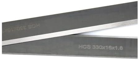 Couteau à lame de raboteuse à bois HCS d'épaisseur 330mm, 1 paire 330x16 x 1,8 mm for raboteuse de 13 pouces d'épaisseur