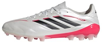 adidas Unisex Adulto Copa Pure IV League 2G/3G Artificial Ground Football Boots, Zero Met./Core Black/Lucid Red, 42 EU