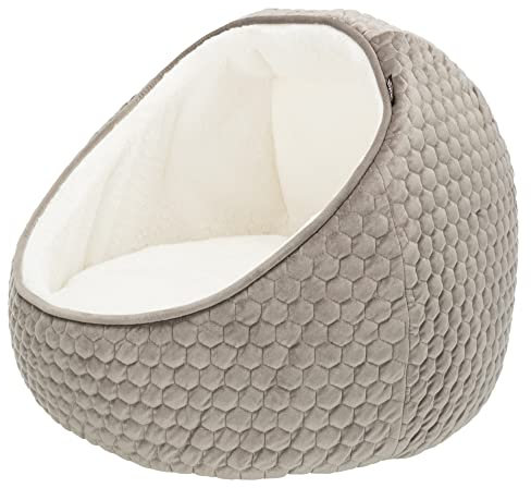 Trixie Weiche Höhle leicht, Ø 55 × 45 cm, Taupe/Creme