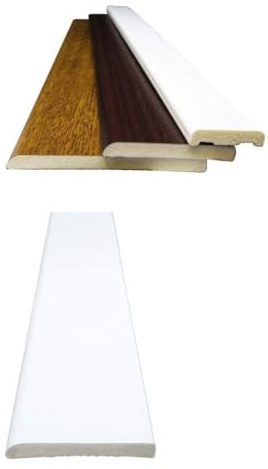 Upvc Plastic Trim Architrave 5 Metre White 45mm