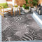 SANAT Outdoor Teppich Wetterfest - Outdoorteppiche für den Innen und Außenbereich, Balkon Teppich Wasserabweisend, Strapazierfähige Teppiche für Terrasse Garten und Wohnzimmer, Grau 200 x 290 cm
