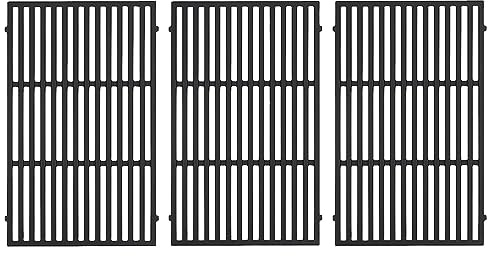 66097 66089 Gallergrill reservdelar för Weber Genesis ii Grillgaller 400-serien GS4 Gasgrill Galler ii E-410 E-435 S-435 S410 SE-410 LX S-440 gjutjärn matlagningsgaller grilldelar 3 st