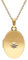 trendor Medaillon mit Diamant Gold 585/14K an vergoldeter Silberkette 15540-45 45 cm
