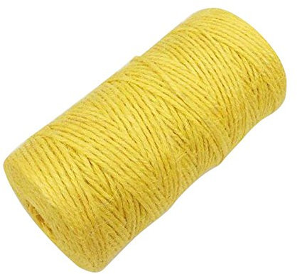 Corda for bondage,Corda da giardino,2 mm Confezione colorata Parete fotografica 328 piedi Corda di canapa Bottiglia decorativa-Y