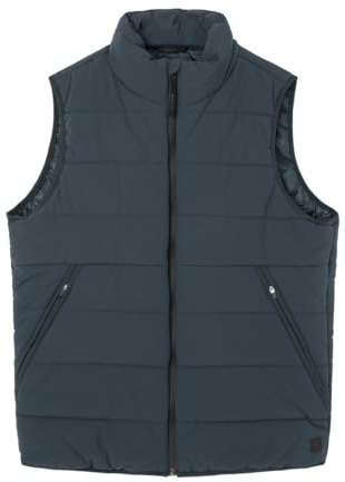 Springfield Chaleco para Hombre, Azul Estandar, M