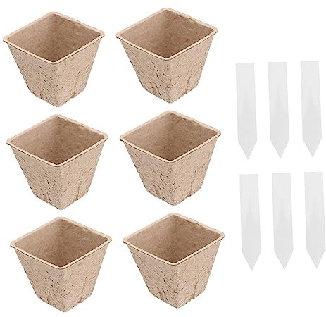 YARNOW 40 Pezzi Di Vasi Da Fiori Per Vivaio Vasi Da Esterno Per Piante Vasi Da Vivaio Forniture Per Giardinaggio Vasi Da Fiori Da Giardino Tazze Per Piantagione Piccoli Vasi Per